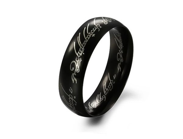 

titanium ceramic men's ring 2019 stainless steel ring men's party ring, Silver