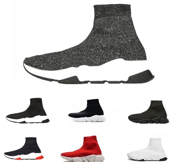 

sell mens socks casual shoes speed trainers race runners black red triple white flat men women mid sport boots sneakers size 36-45