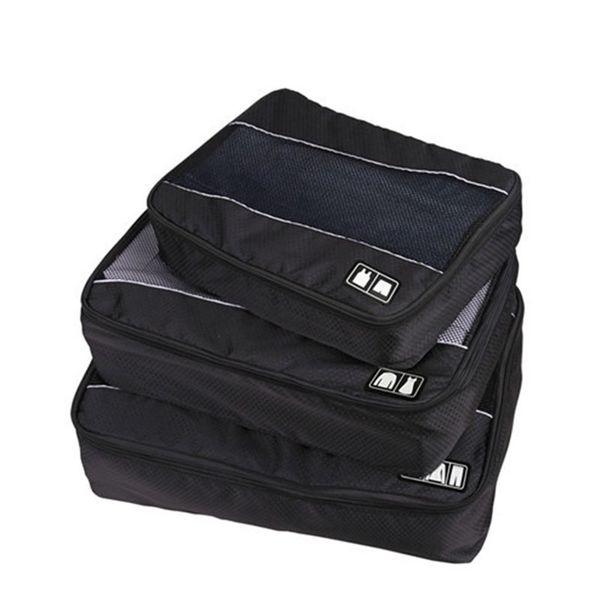 

3 pcs/set clothing packing cubes travel bag for shirts pants garment bags luggage organizers eig88