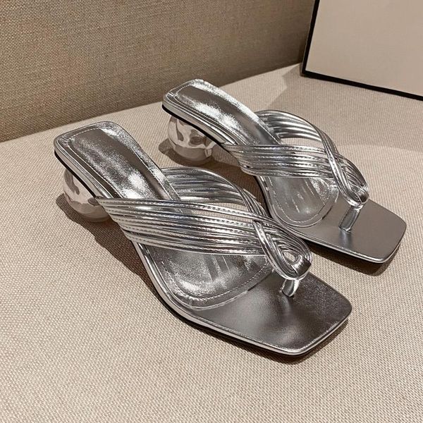 

new summer women slipper fashion narrow band open toe sandal high heels outdoor beach vacation slides casual flip flops, Black