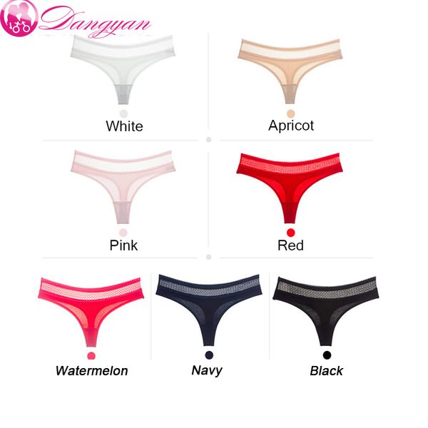 

women underwear lingerie cotton panties for women string thongs solid seamless g-string briefs low waist panties underwear, Black;pink