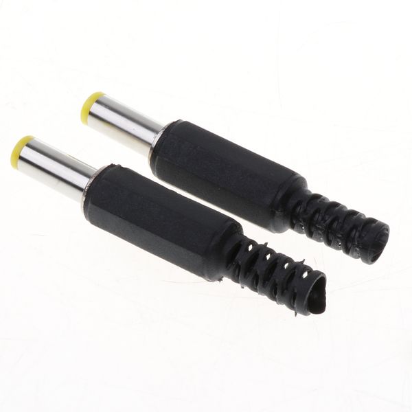 

10piece dc power male plug welding adapter connector 5.5x2.1mm