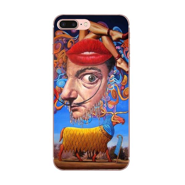

custom salvador dali tpu phone cases cover for huawei p7 p8 p9 p10 p20 p30 lite mini plus pro y9 prime p smart z 2018 2019 bqrpu