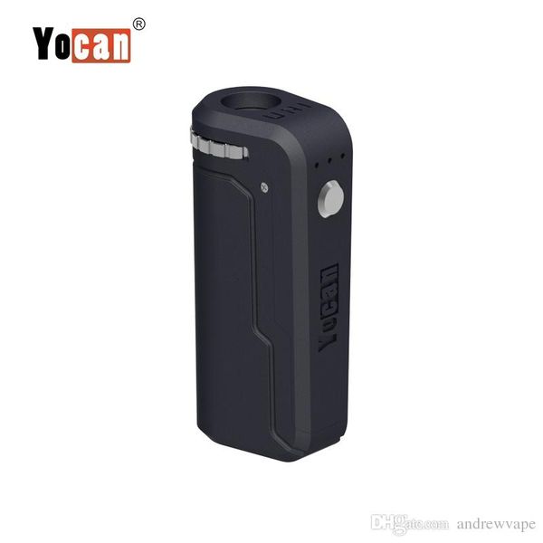 

Yocan UNI Box Mod 650mAh Preheat Battery Adjustable Height and Diameter Holder Fit All Atomizer Thick Oil Cartridges Vape Pen 10 Colors