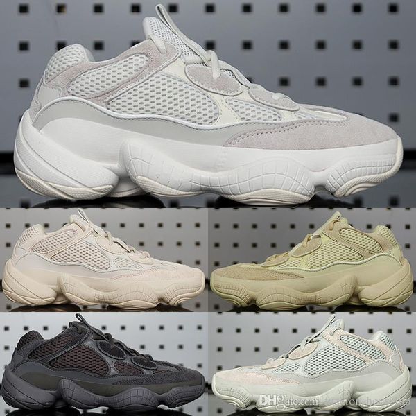 

высокое качество desert rat 500 облако белого citrin bone белый светоотражающие kanye мужчины дизайнер обуви utility black salt blush black