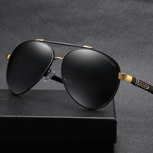 

classic polarized sunglasses men brand designer shades pilot driving sun glasses mirrored aviation eyewear uv400 8803, White;black