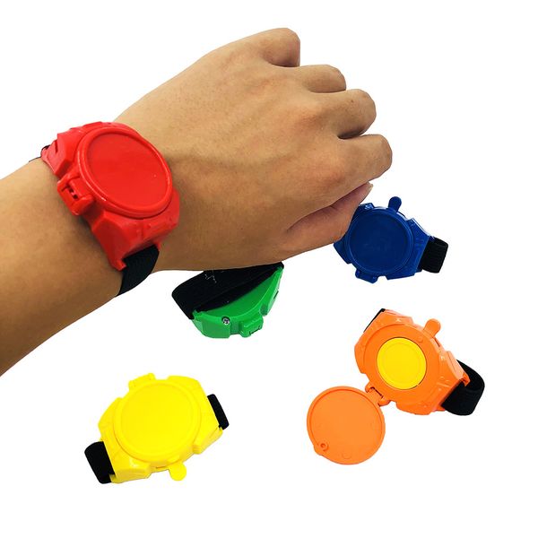 

children's puzzle watch launcher ejected flying saucer watch catapult toy diy assembled toy gift 2.5*4.5*6cm