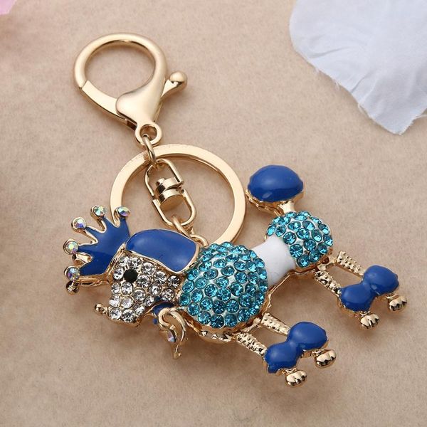 

novelty dog key-chain keyring souvenir fashion animal metal key chain ring gift jewelry purse charms bag pendant, Silver