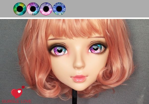 

dm-eye35) смола япония аниме ролевая игра cos kigurumi косплей маска унисекс лолита кроссдрессинг bjd маски на заказ глаза, Black;red