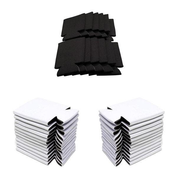 

30pcs diy beer can coolers sleeves soft caddies for parties beer bottles