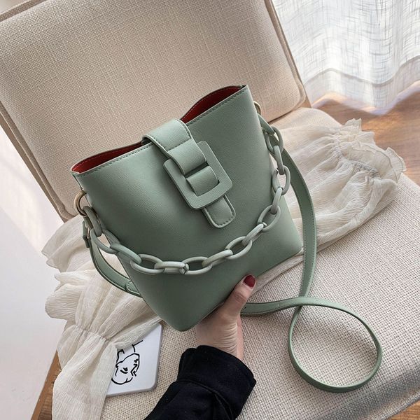 

2020 new bucket bags for women leather handbag shoulder bags ladies handbags pu purse sac a main women bag