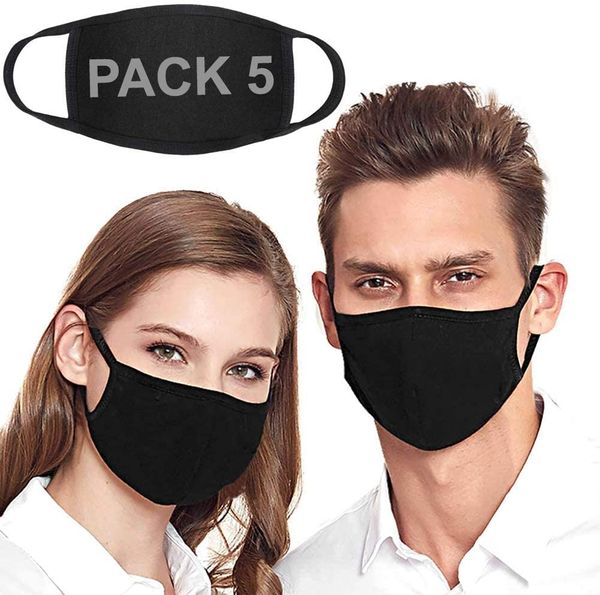 

на складе 30шт маски anti-dust cotton маска рот маска унисекс мужчина женщина велоспорт ношение белый черный мода высокое качество, Black