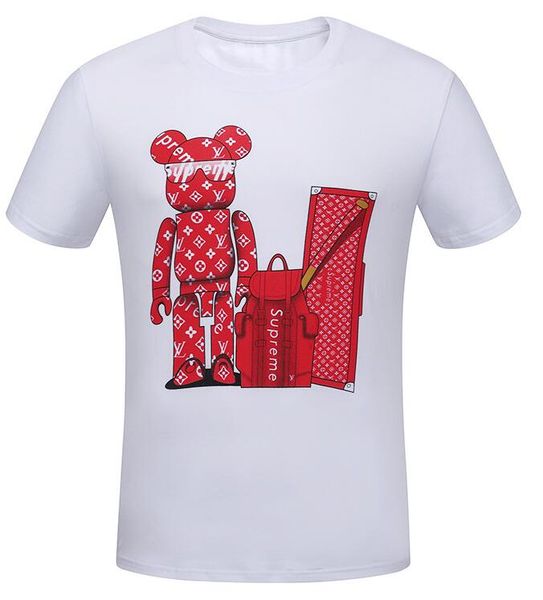 supreme lv teddy bear t shirt