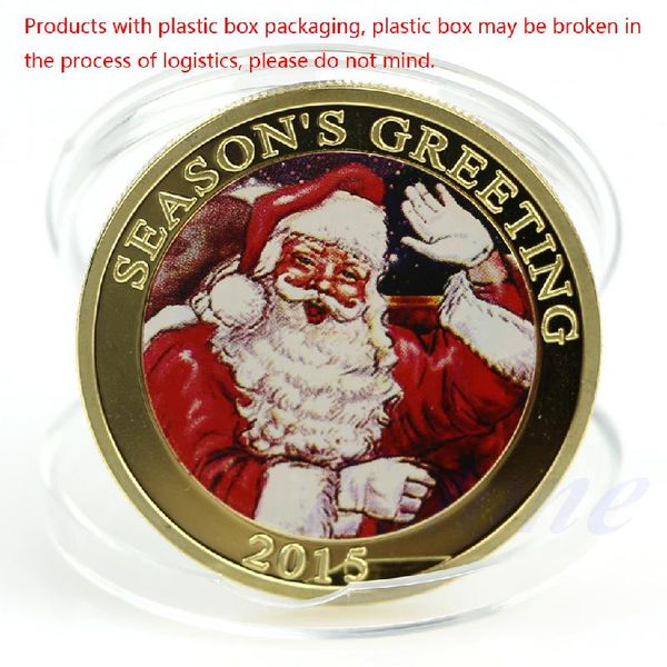 

seasons greetings посеребренная памятная монета с рождеством коллекция
