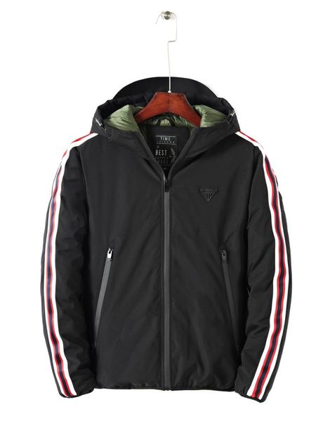 

winter jackets men contrast color warm parka cotton-padded outwear mens coats hooded slim brand clothes male jacket parkas -3xl, Tan;black