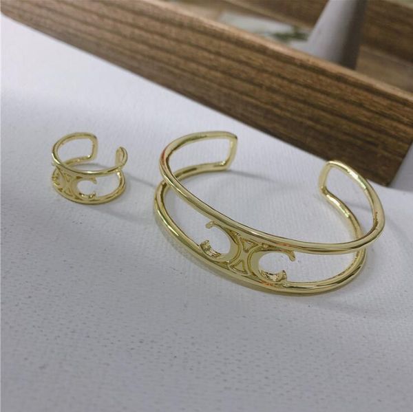 

earrings & necklace plated fashionable stacking retro temperament wild ring bracelets female, Silver