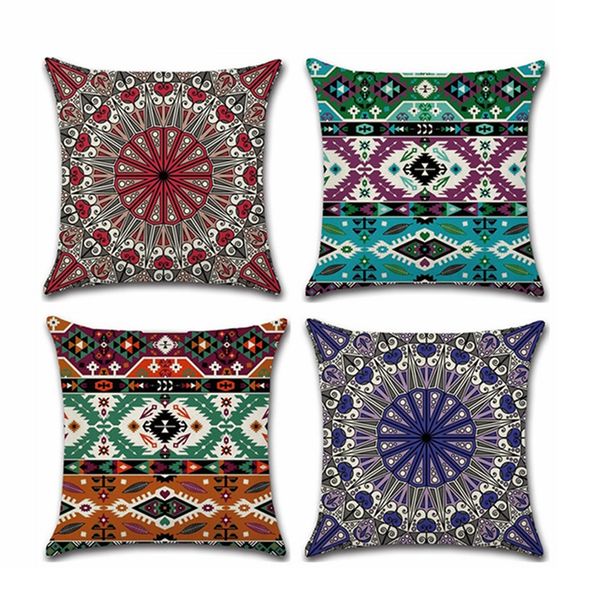 

мандала этническом стиле квадратный диван наволочки чехлы накидки наволочка автомобильный декор коробка домашнего декора хозяйственные товар