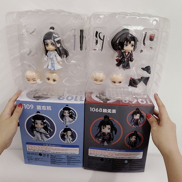 

mo dao zu shi grandmaster of demonic cultivation 1109 lan wangji action figure 1068 wei wuxian action figure model toy t200603