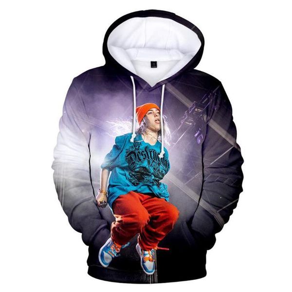 

billie eilish 3d hoodie billieeilish men hooded sweatshirts pullover sweatershirts male women casual trendy streetwear jacket, Black