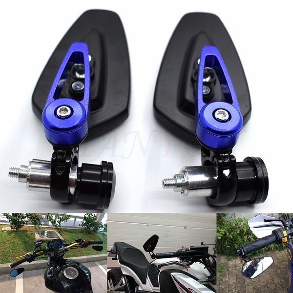 

universal 7/8"" 22mm handle bar motorcycle bar end mirror motorcycle mirror for yamaha fz6 fazer fz6r fz8 fz1 fazer xj6