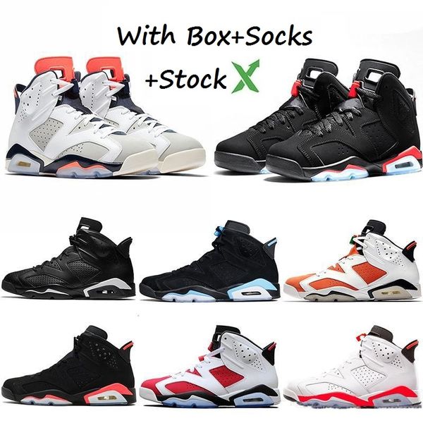 

stock x 6 6s black gatorade reflect carmine unc basketball shoes men toro hare oreo maroon travis scotts j6 retro sneakers