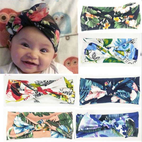 Children Flower Printing Headbands 2019 New Bohemian Hair