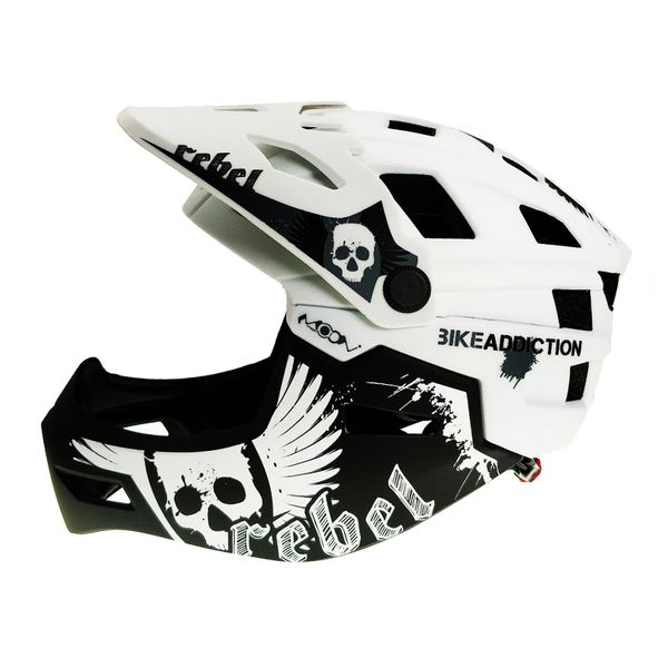 

moon 2 in 1 mouth guard cycling helmet men women children mounrain road mtb dh bike bicyle helmets