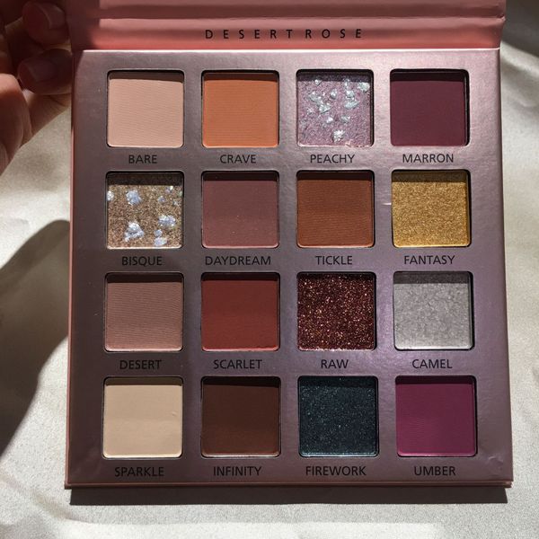 Fahion Beauty Glazed Newest Eyeshadow Palette 16 colori Purè di patate Paillettes Ombretto Maquillaje Glitter Occhi Trucco Vendita calda