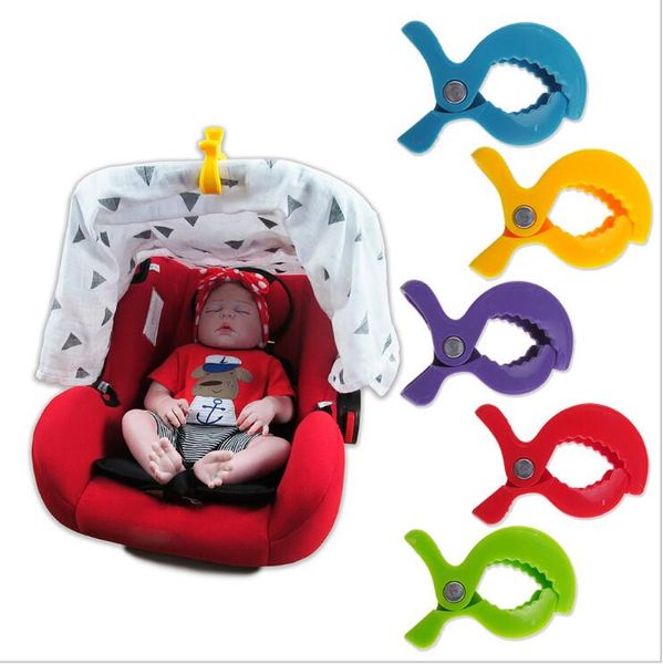 Baby Stroller Segurança Assento de Segurança Acessórios Plásticos Pessoas De Plástico Brinquedo Pram Gancho Peg Cobertor Cobertor Toalheiro Clipes Gancho Mosquito Net Clips B7037
