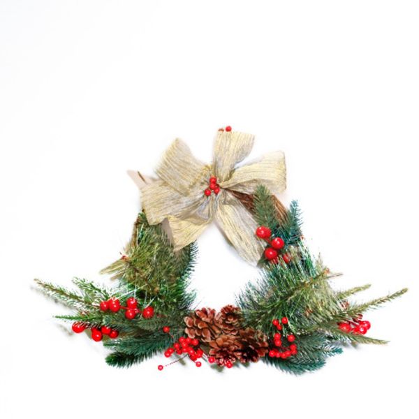 

christmas decoration wood deskdecoration non-toxic diy artificial wreath gift