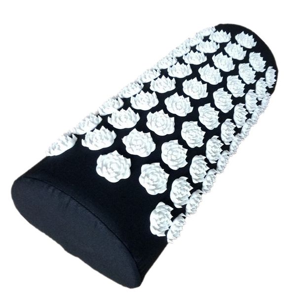 

new lotus-shaped acupuncture massage beauty health mat yoga health promotion mat#black