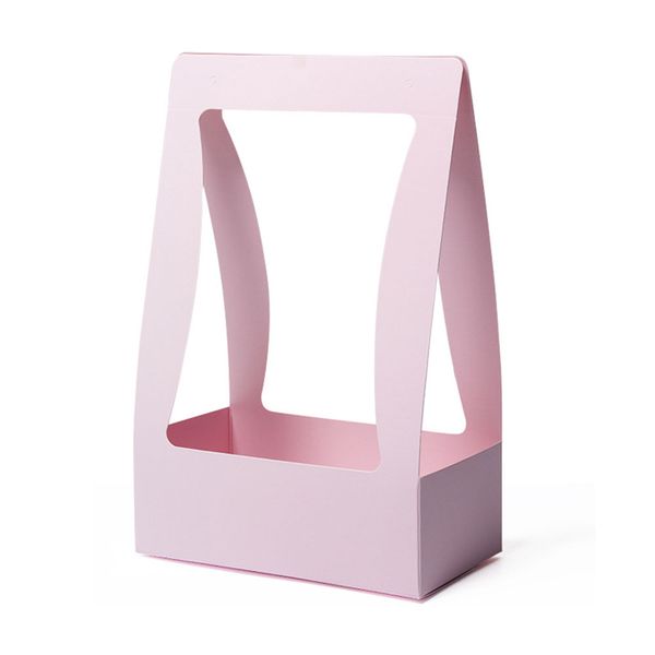 

waterproof portable foldable flower box shop paper flower box wrapping gift case