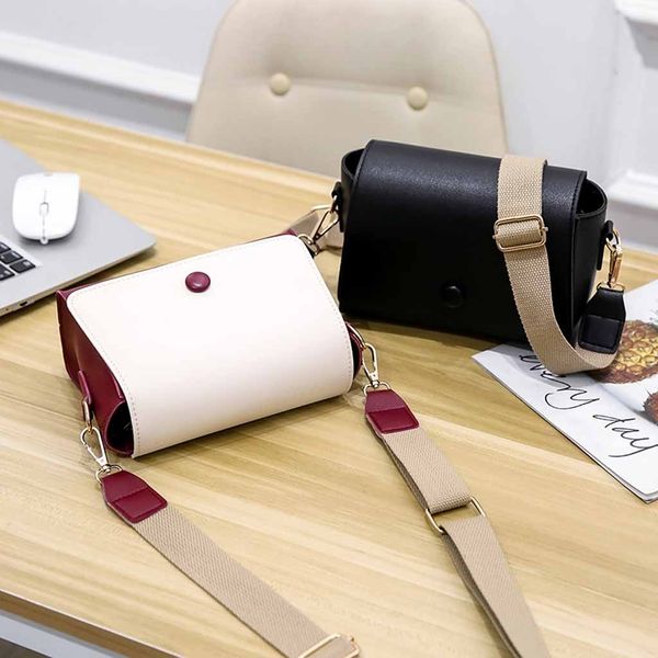 

women wide shoulder strap small bag 2019 new fashion shoulder messenger bag harajuku sac bandouli re femme #yj