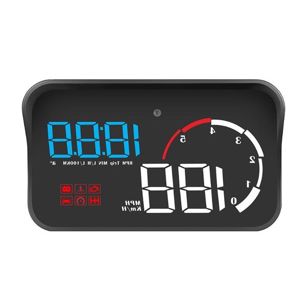 

alarm system trip voltage smart projector fuel consumption digital on-board computer head up display led screen car speedometer