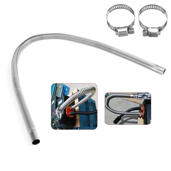 

stainless steel exhaust pipe for car parking air heater tank diesel gas vent hose