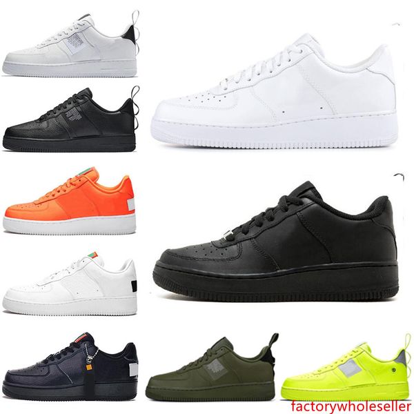 

hotsale utility 1 один черный белый dunk мужчины женщины повседневная обувь красный спортивный скейтбординг высокий низкий вырез пшеницы кро