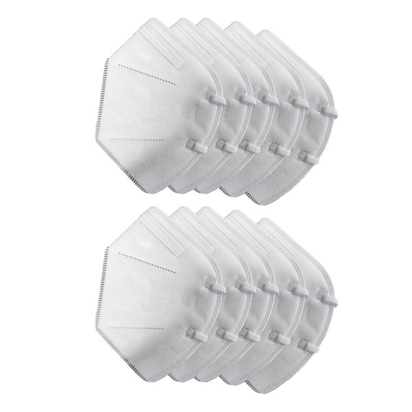 

10pcs/pack n95 mask pm2.5 anti haze dust mask nose filter windproof face non-woven mask dsrc