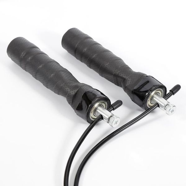 

1 pcs jump skipping rope crossfit exercise and fitness workout equipments black training gym accessories