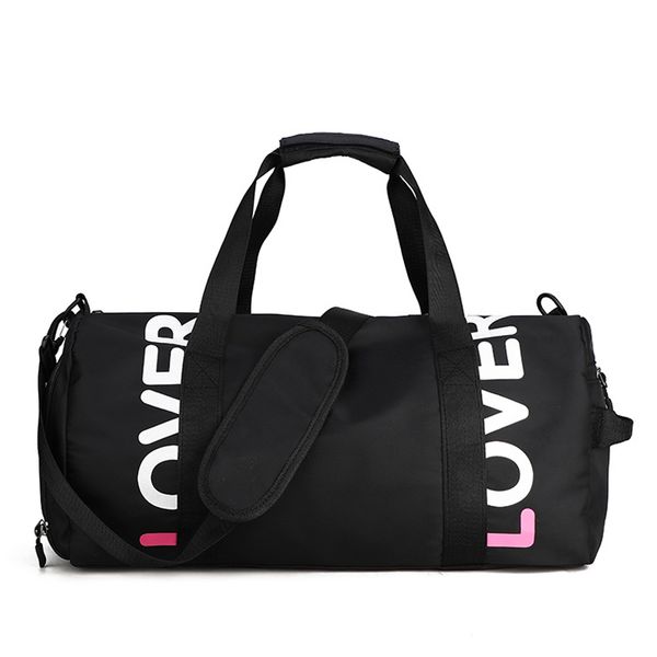 

gym bag woman yoga bag waterproof fitness sport nylon handbag portable travel training handbag with shoes compartment