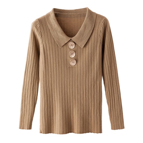 

autumn new korea ins harajuku solid color long-sleeved big button knit sweater female fashion loose head casual female sweater, White;black