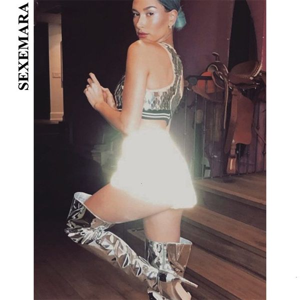 

женщины шорты женские шорты светоотражающие мода шорты sexy club 2019 осень streetwear высокой талией горячие короткие штаны rave фестиваль, White;black