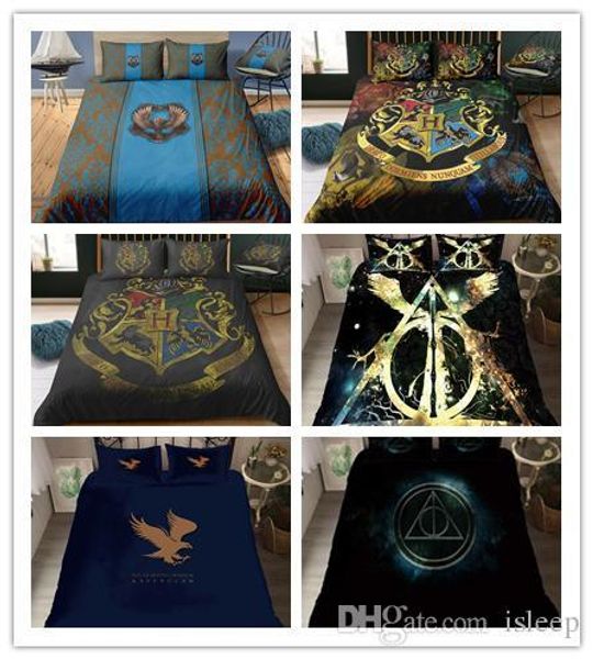 

3d printing bedding set harry potter design with pillowcase bed set home textiles