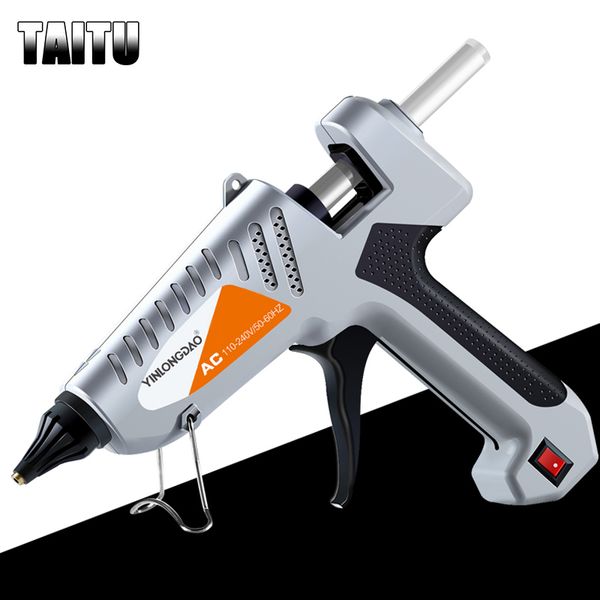

200w professional high temp melt glue gun graft repair heat gun pneumatic diy tools glue hand tools