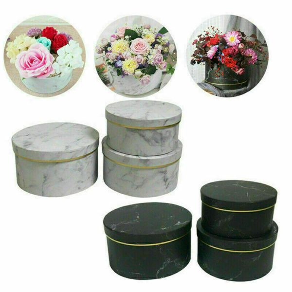 

3pc/set flower box florist hat boxes christmas flowers valentine's day gifts living vase gift box christmas party favors navidad