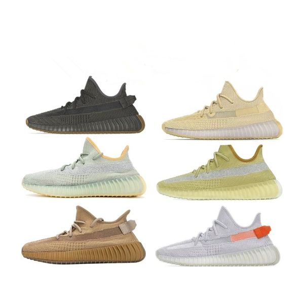 

2020 tail light cinder with box kanye west reflective earth marsh desert sage yeshaya zyon yecheil v2 designer sneaker mens women trainers
