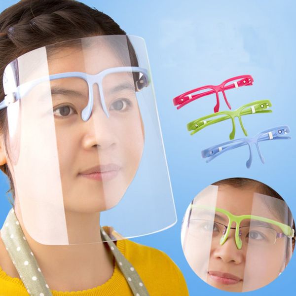 

Высокое качество 19*22 см анти-пыль туман брызги туман кухня защитный APET маска для лица (не медицинское использование)