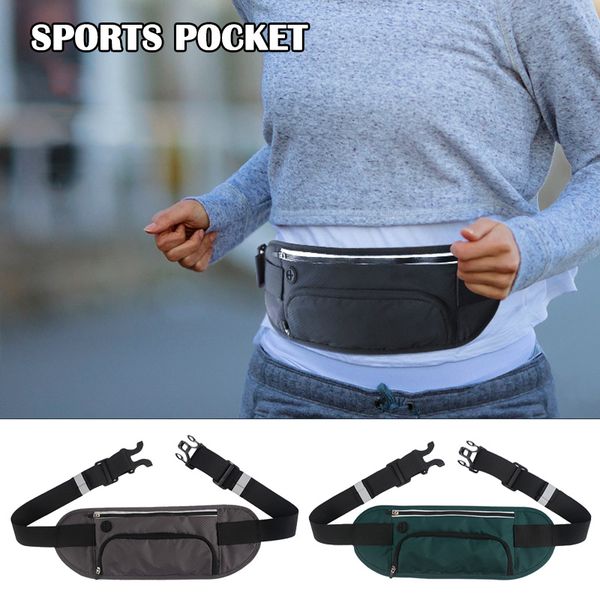 

slim running belt ultra light bounce waist pouch fitness workout belt sport waist pack exercise bag