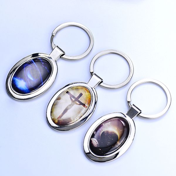 

various shapes available customized metal keychain, Silver