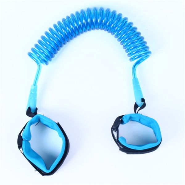 

child anti-lost strap kids security bracelet baby safety bracelet wrist link harness leash traction rope wrist hand belt 1.5m a122501, Blue