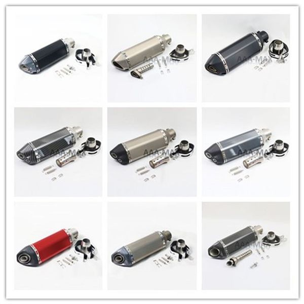 

universal 51mm motorcycle dirt pit bike exhaust escape modified scooter for exhaust muffle for er6n tmax 500 r6 z1000
